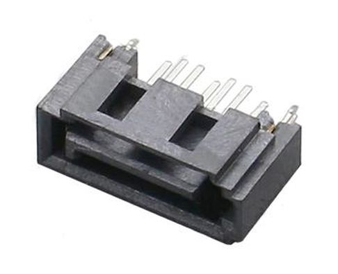 SATA socket 7-Pin Type A female connector verticaal DIP PCB